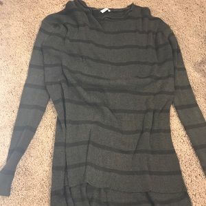 Green and navy green sweater